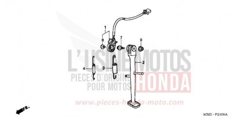 BEQUILLE CB600F22 de 2002